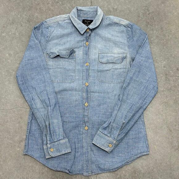 Barneys New York Tops - Barneys New York Cast Wide Denim Shirt